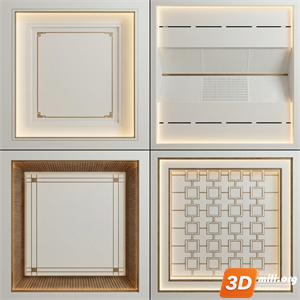Ceiling Decoration Skp Files
